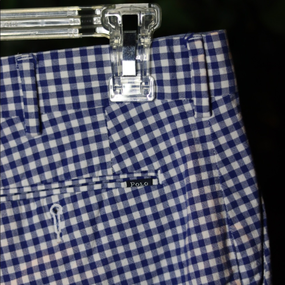 Polo Plaid dress shorts